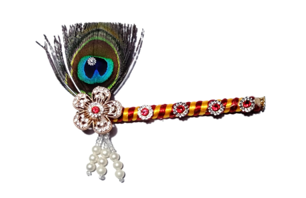 Laddu Gopal Janmashtami Special Fancy Bansuri/Murli/Bansi (Size 4-8) Thakur Ji Bansuri/Kanha Ji Bansuri/Krishna Bansi