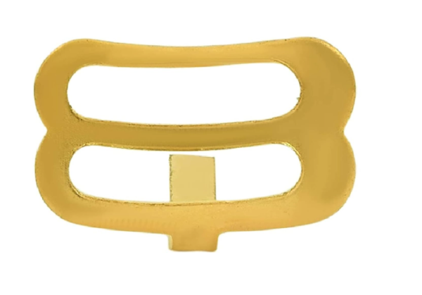 Big Size Tripund Shape Tilak Maker (Stamp) Three Marks Teeka Tilak Tool Deity Ornaments for Daily Usage and Occasionally