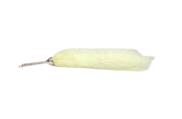 Silver Metal Chavar/Chawar/Chanwara/Chaur Sahib for Mandir, Gurudwara & Home Pooja Very Small Size (Handle 4.5 inch, Hair 12 inch)